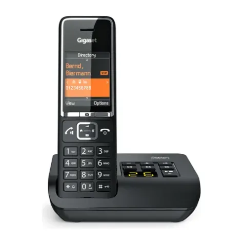 Радиотелефон DECT Gigaset Comfort 550A RUS черный (S30852-H3021-S204)