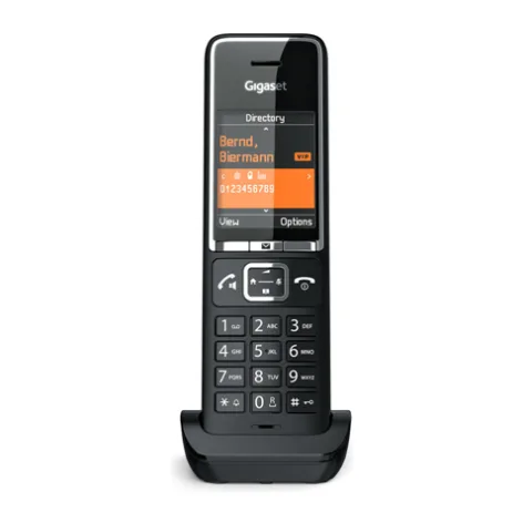 Дополнительная трубка Dect Gigaset Comfort 550HX черный (S30852-H3051-R104)