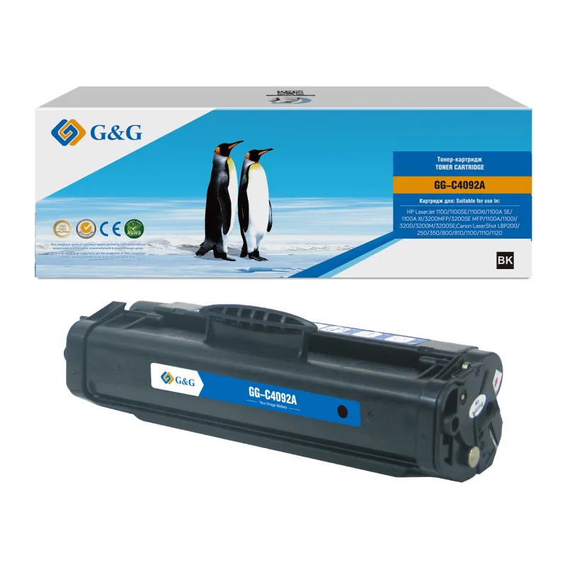 Картридж G&G GG-C4092A черный