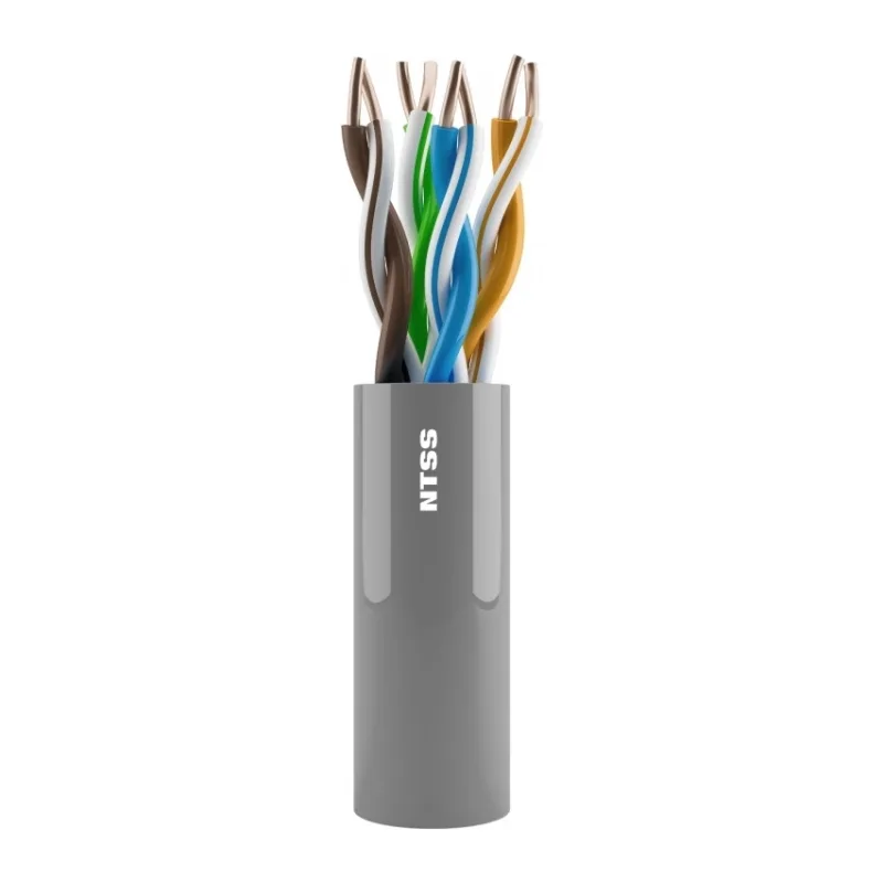 Кабель витая пара NTSS NTSS-IN-UUTP4-5E-LSZH-GY серый