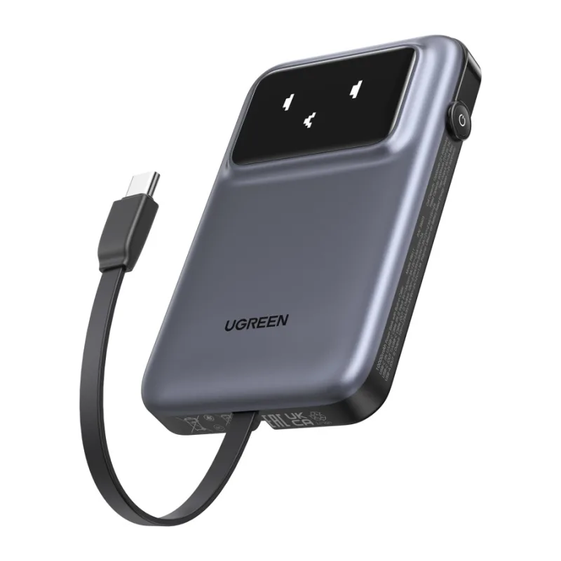 Портативное зарядное устройство Ugreen PB511 Gray (35603B)