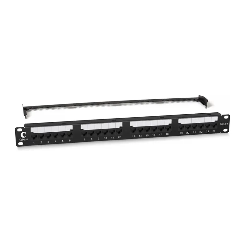 Патч-панель Cabeus PL2-24-Cat.5e-Dual