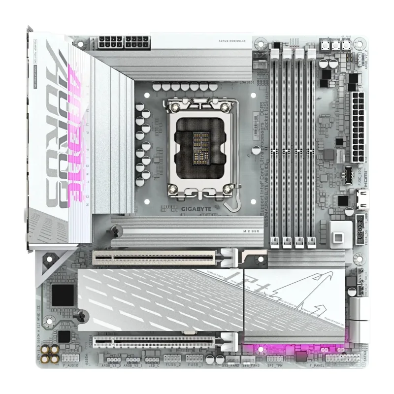 Материнская плата Gigabyte B860M Aorus Elite WIFI6E Ice rev. 1.0