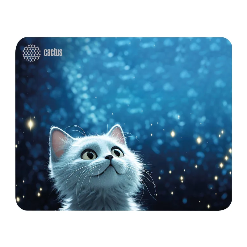Коврик для мыши Cactus White Cat (CS-MPC-D11M)
