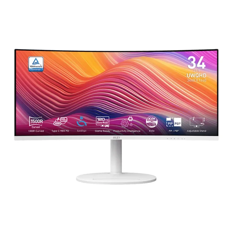 Монитор MSI Modern MD342CQPW White (9S6-3PC59H-036)
