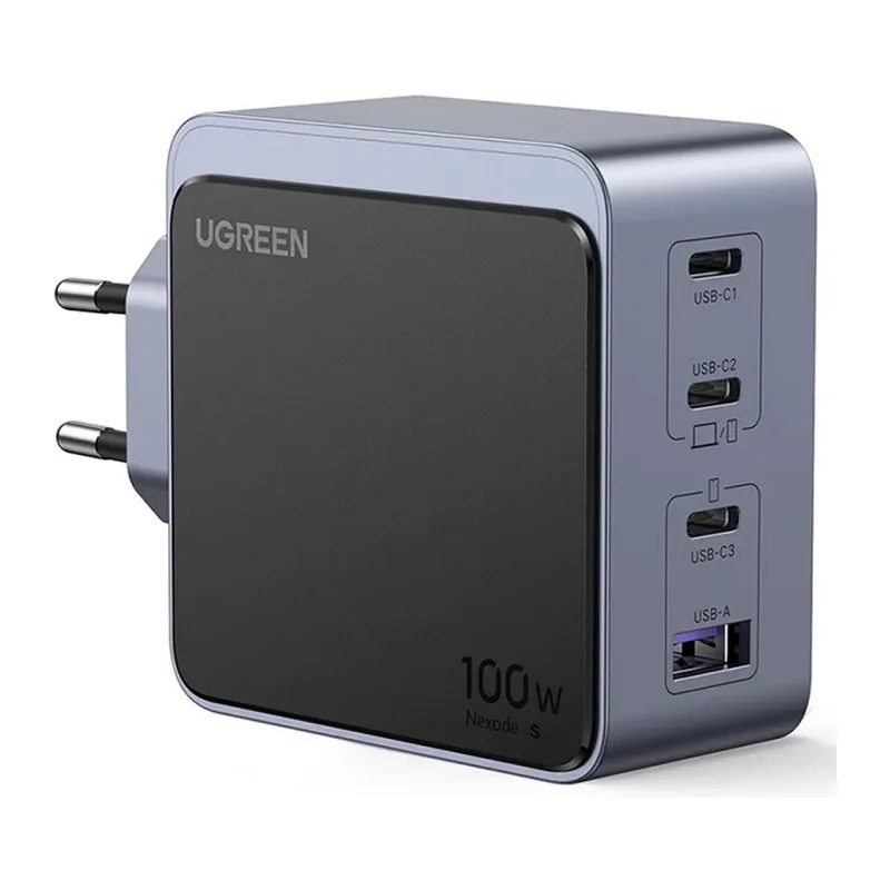 Сетевое зарядное устройство Ugreen X565 Nexode S Gray (35043)