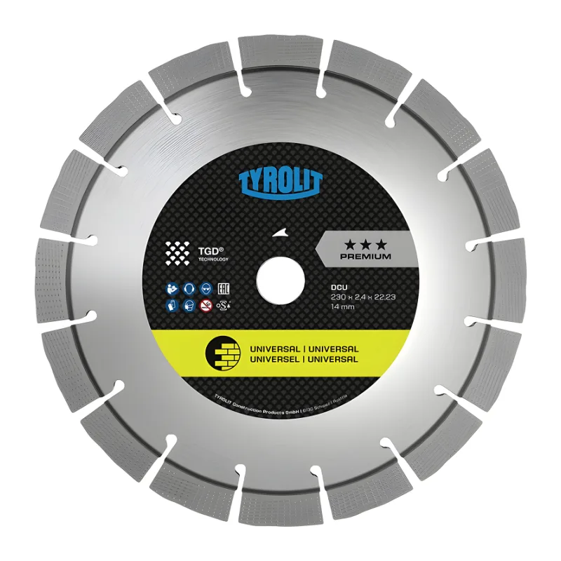 Алмазный круг Tyrolit Premium DCU 230x2.4x22.23 (34468871)