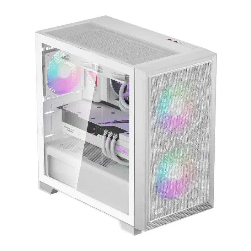 Корпус PCCooler C3D310 WH ARGB без БП (C3D310-WHP2-GL)