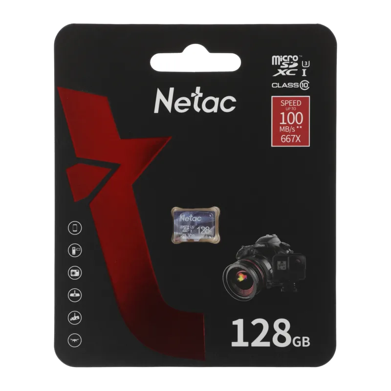 Карта памяти Netac P500 Ultra 128GB (NT02P500ULT-128G-S)