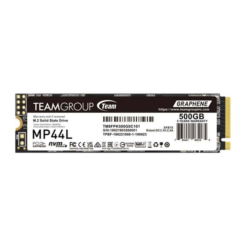 SSD диск Team Group MP44L 500GB (TM8FPK500G0C101)