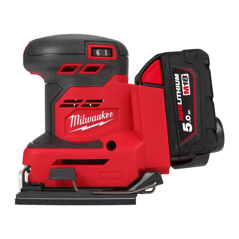 Виброшлифмашина Milwaukee M18 BQSS-502B 2АКБ сумка (4933479967)