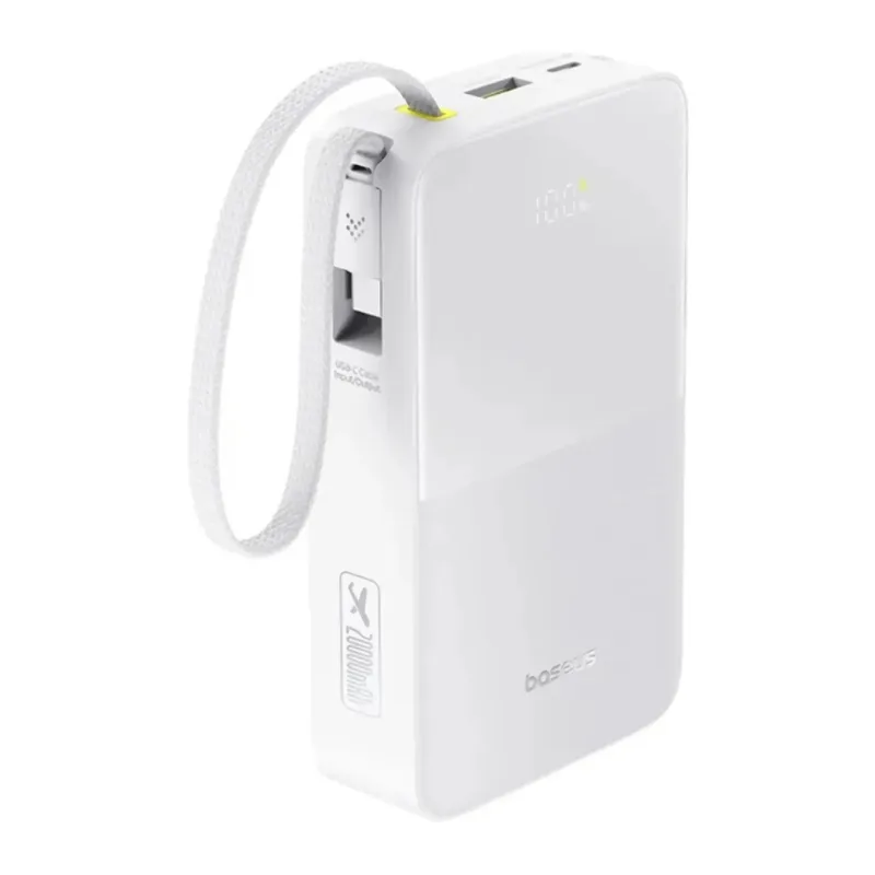 Портативное зарядное устройство Baseus PPBD2-1W20 Moon White (E0027700)