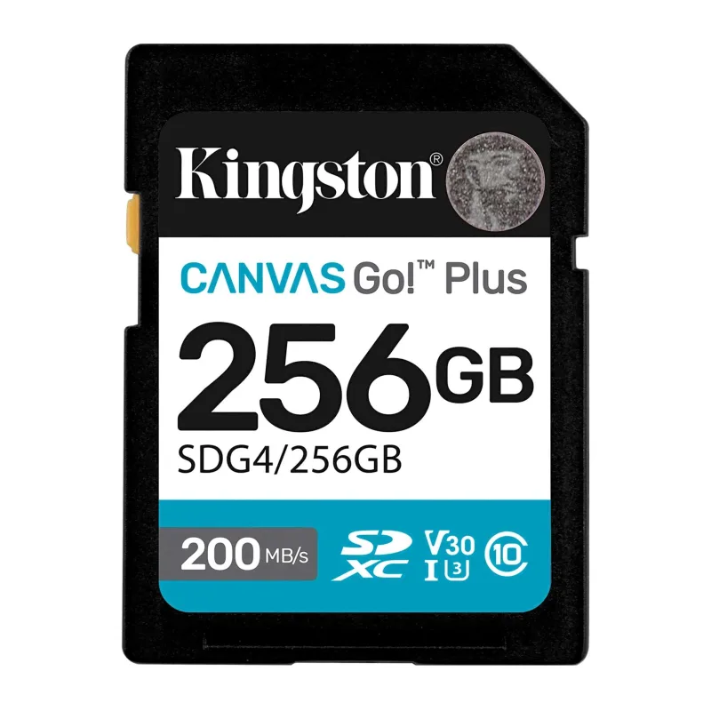 Карта памяти Kingston Canvas Go! Plus 256GB (SDG4/256GB)