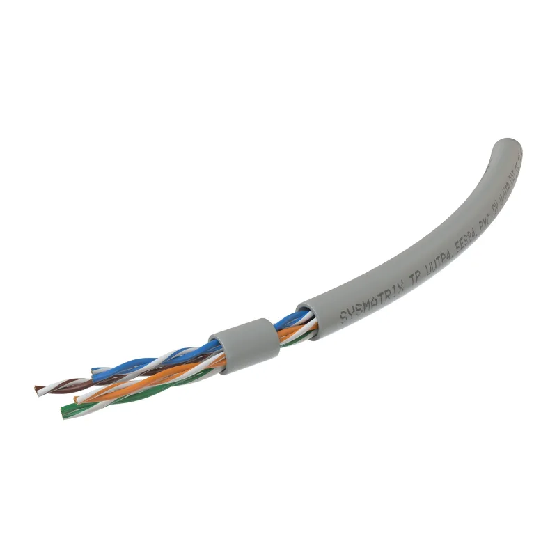 Кабель витая пара Sysmatrix TP UUTP4.5ES24.PVC.GY305 серый