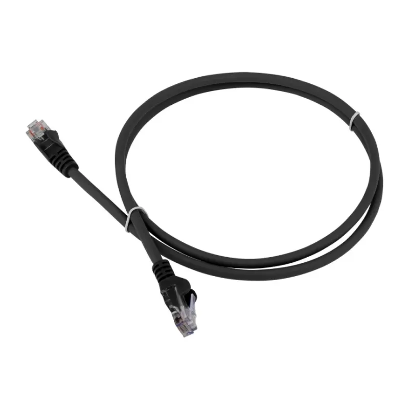Патч-корд Lanmaster LAN-PC45/U5E-1.0-BK черный