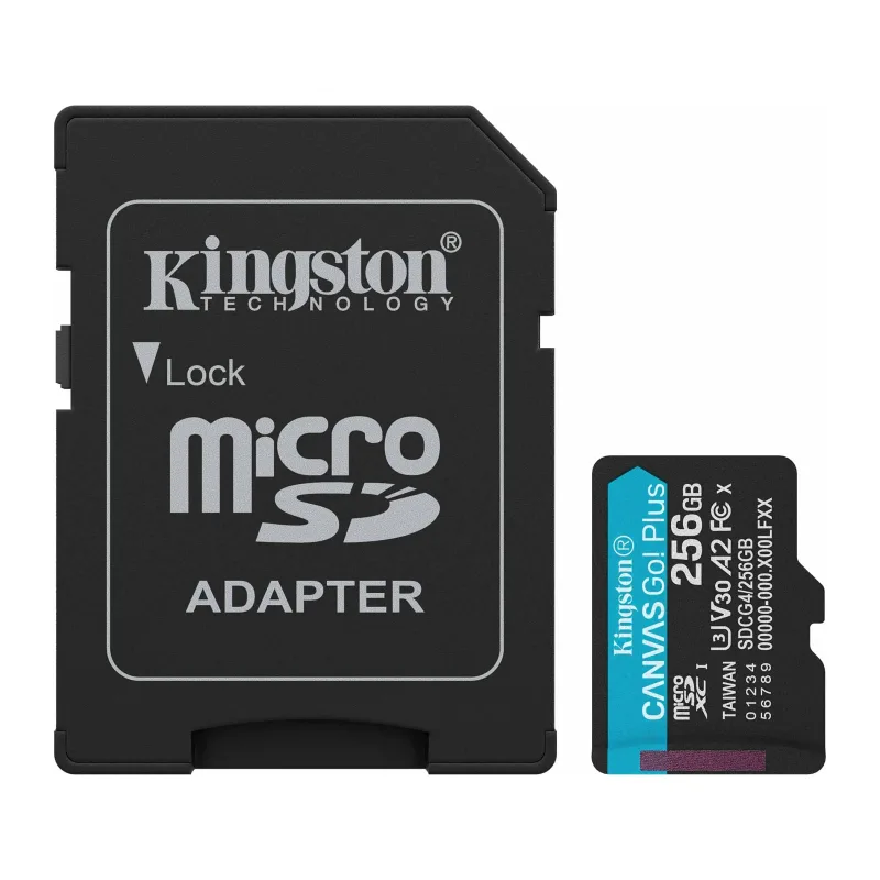 Карта памяти Kingston Canvas Go! Plus microSDXC 256GB с адаптером (SDCG4/256GB)