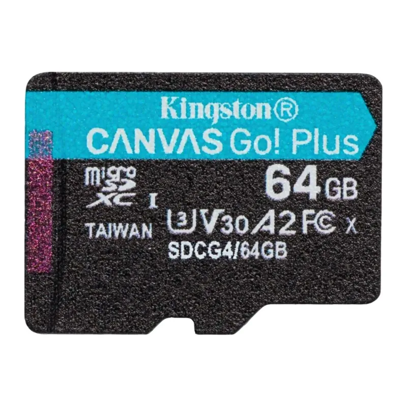 Карта памяти Kingston Canvas Go! Plus microSDXC 64GB (SDCG4/64GBSP)