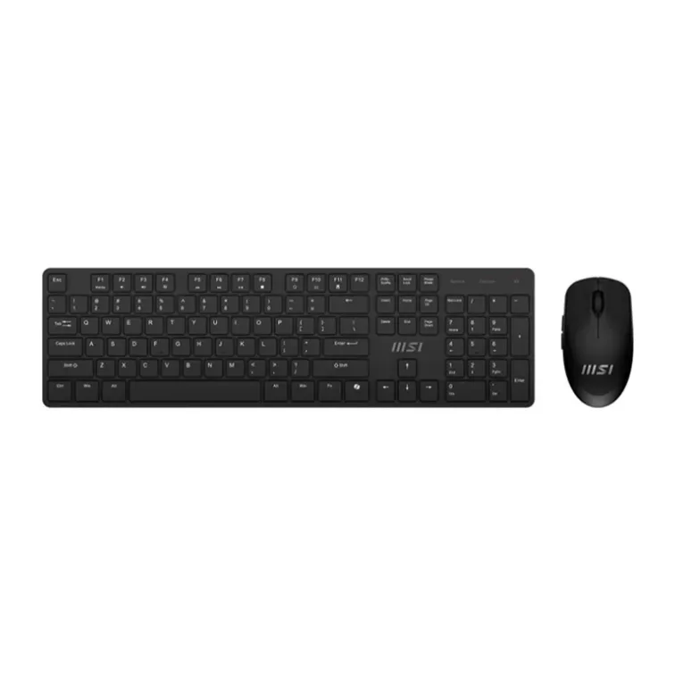 Набор периферии MSI Forge K200 Wireless Combo MS-8ZA4 черный (S11-43RU304-Y92)