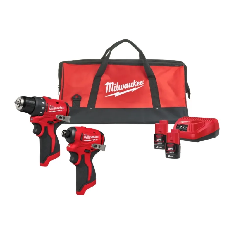 Набор инструментов Milwaukee M12BLPP2D-202B (4933500139)