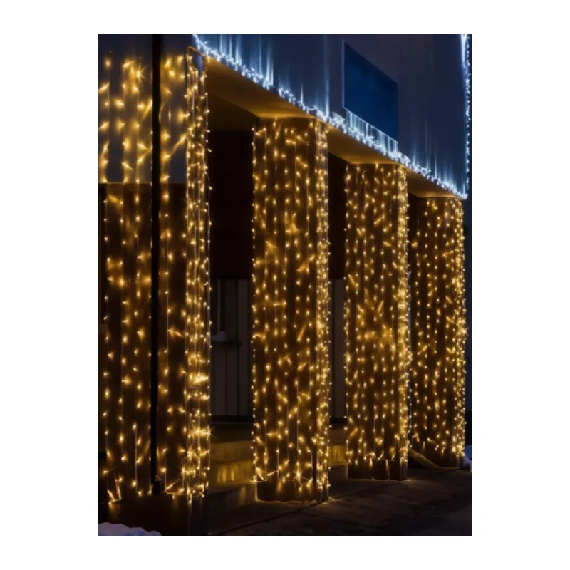 Светодиодная гирлянда ULED Дождь ULED-WF-800-220V-(W-F-GL/GL)