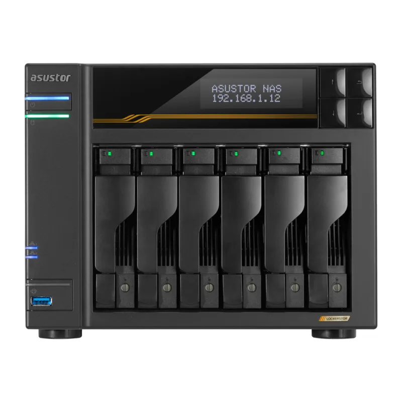 Сетевой накопитель Asustor AS6806T (90IX01T6-BW3S00)