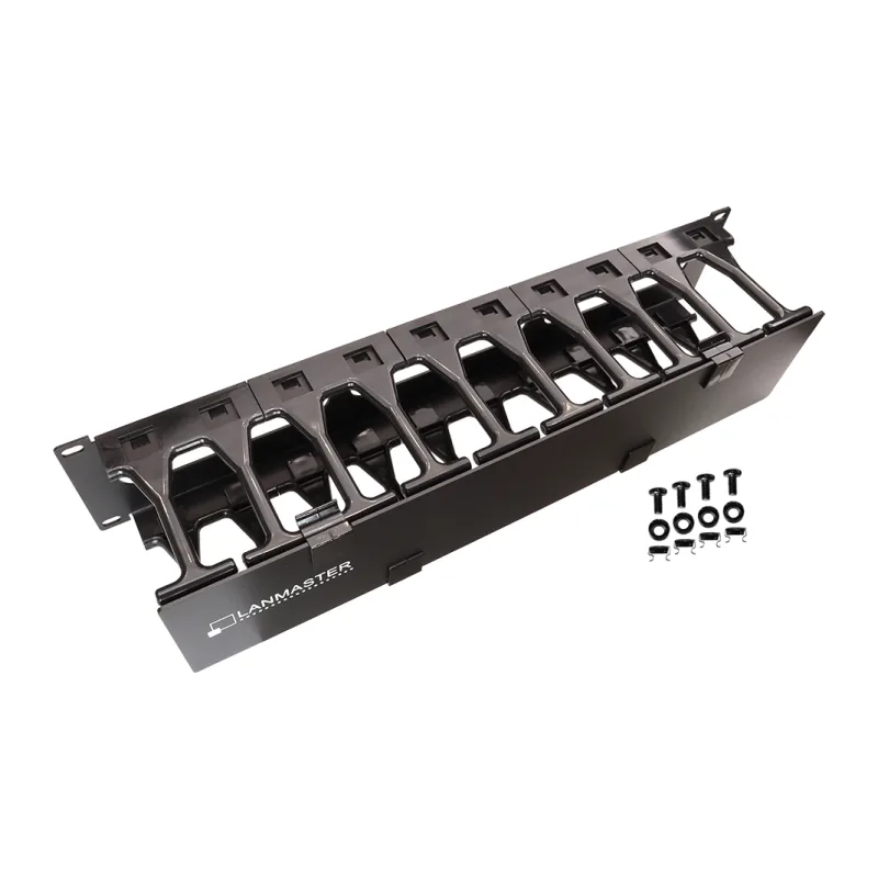 Кабельный органайзер Lanmaster LAN-ORG-PF/S-2U