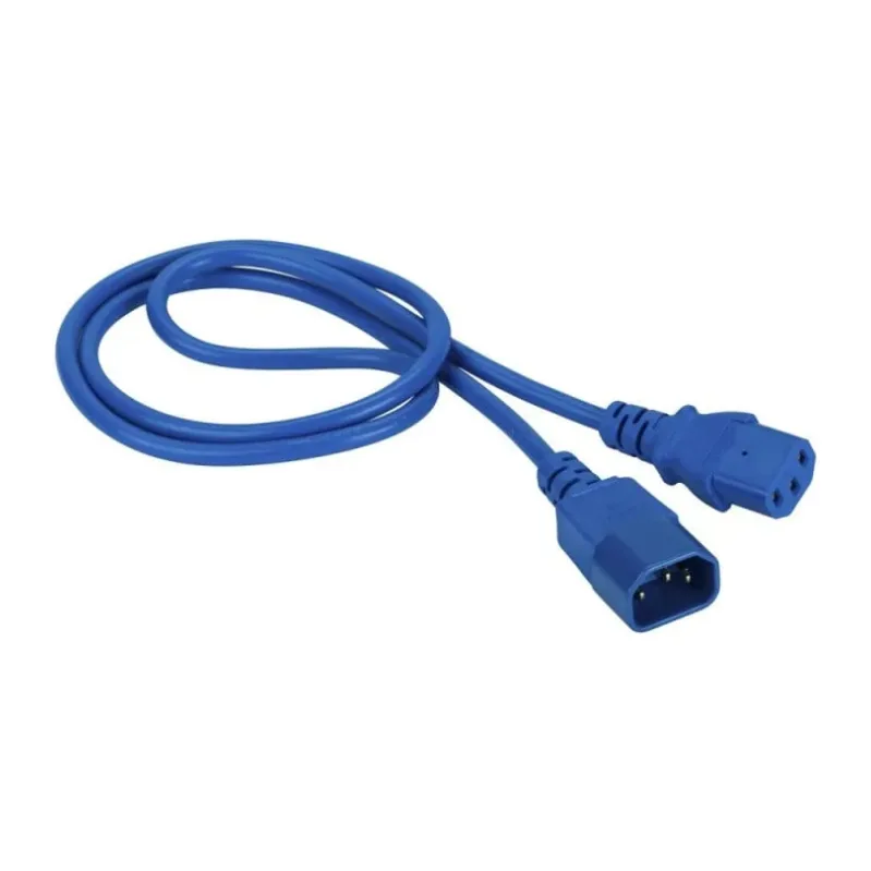 Шнур питания Lanmaster LAN-PP13/14-0.5-BL синий