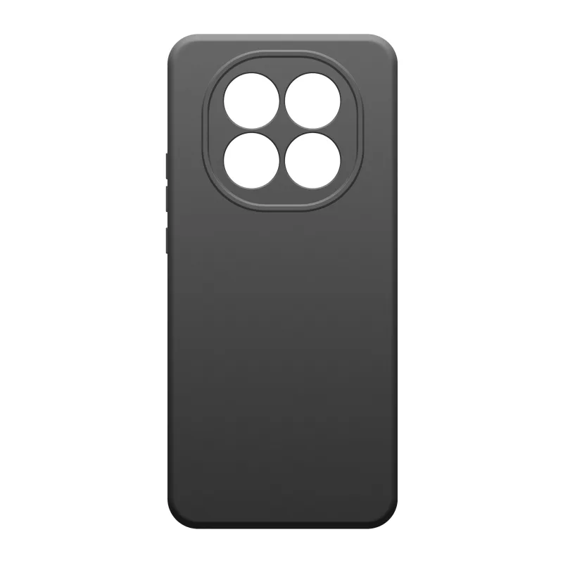 Чехол BoraSCO Silicone Case для Xiaomi Redmi Note 14 Pro 4G черный (74848)