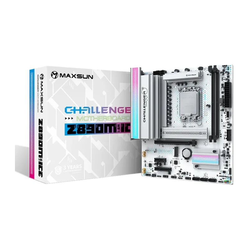 Материнская плата Maxsun MS-Challenger Z890M WIFI Ice