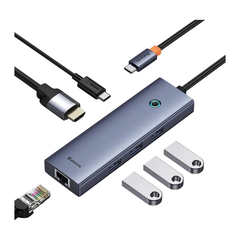 USB-хаб Baseus UltraJoy BS-OH151 Space Grey (B00052802811-00)