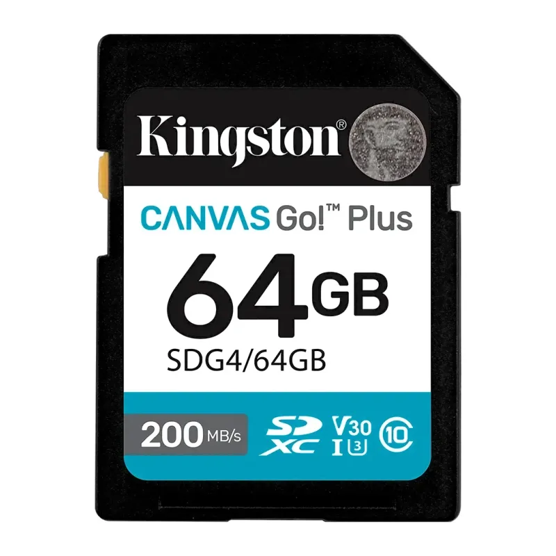 Карта памяти Kingston Canvas Go! Plus SDXC 64GB (SDG4/64GB)