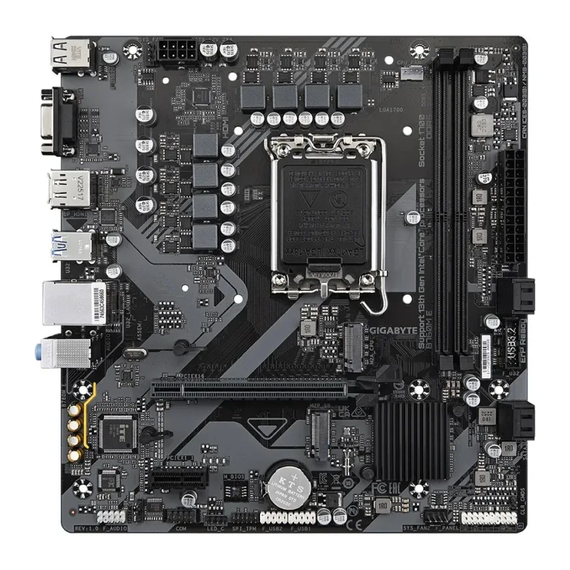 Материнская плата Gigabyte B760M E rev. 1.0