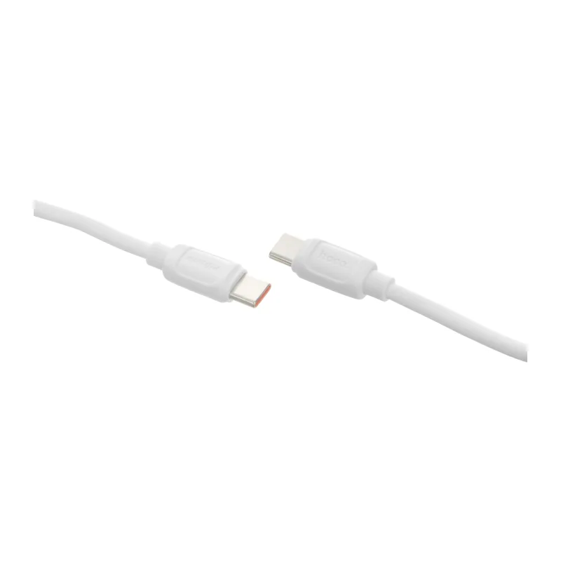 Кабель Hoco X115 USB-C-USB-C 1.2м белый (52025)