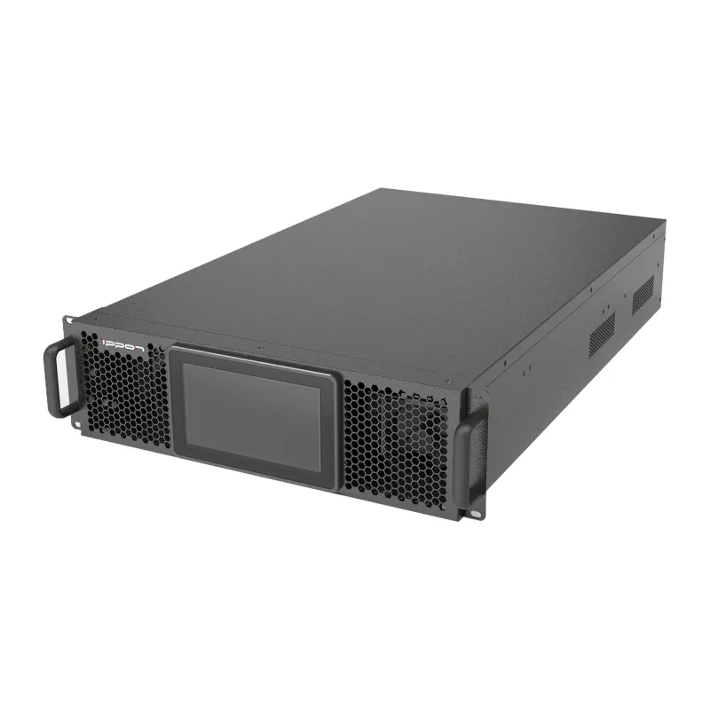 Источник бесперебойного питания Ippon Intatum RT 20K черный (2052411)