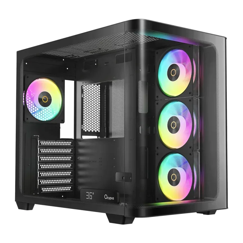 Корпус Ocypus Iota C70 BK Curve ARGB Digital (Iota-C70-BKD400CD-GL)