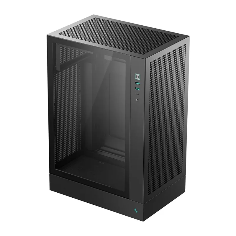 Корпус DeepCool CH170 Plus miniITX без БП черный (R-CH170-BKNGM0-G)