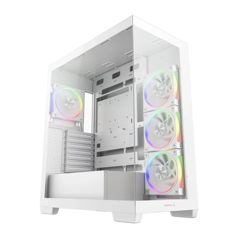 Корпус DeepCool CG580 4F V2 WH ITX без БП белый (R-CG580-WHADA4-G-2)