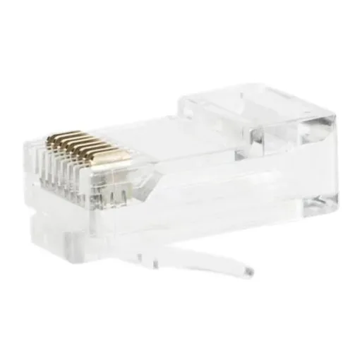 Коннектор TWT TWT-PL45-8P8C RJ45 UTP 8P8C. универсальный. cat.5e. 100 шт.