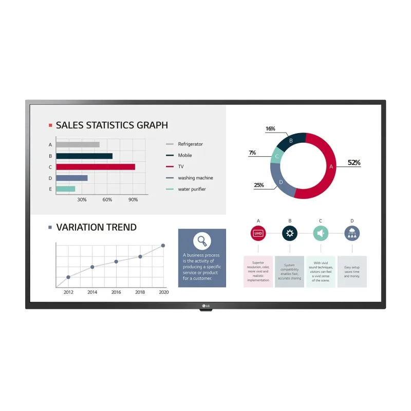 Информационная панель LG 86UL3G-B