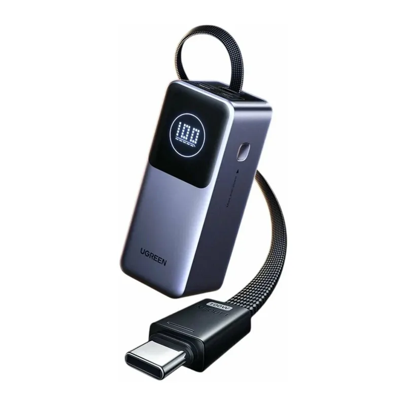 Портативное зарядное устройство Ugreen PB723 Space Gray (55365B)