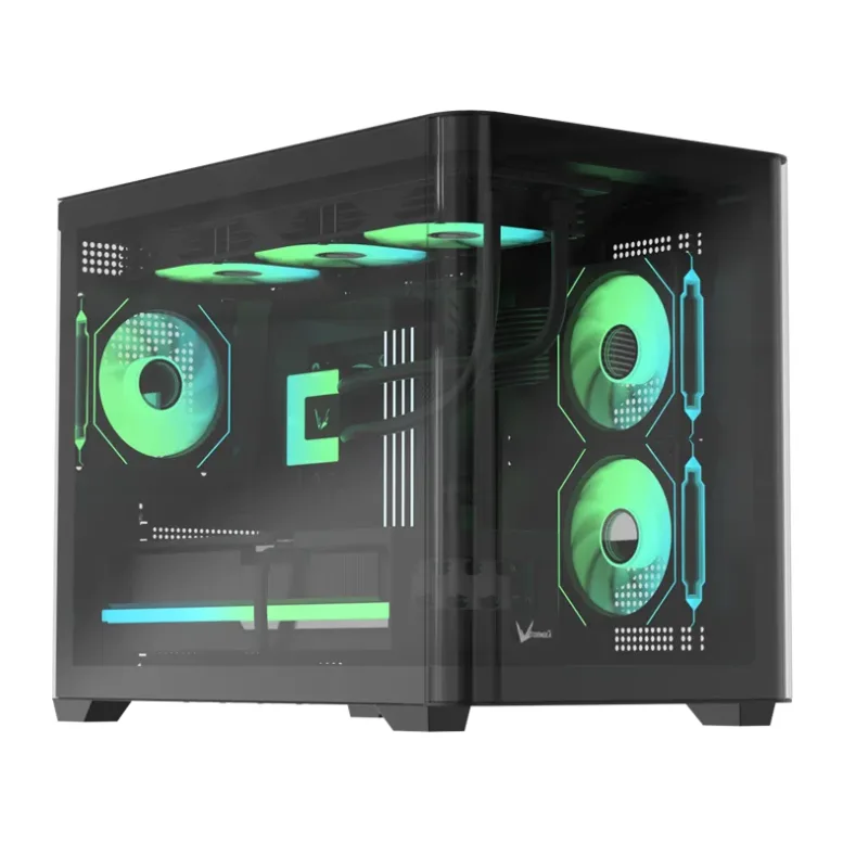 Корпус Formula V Line Crystal U2M Floe без БП черный