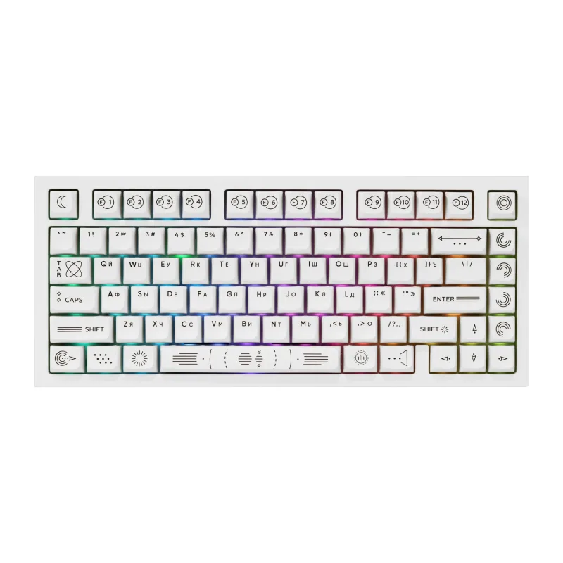 Клавиатура Дарк Проджект CM81 Zeno White (DP-CM81ZWC)