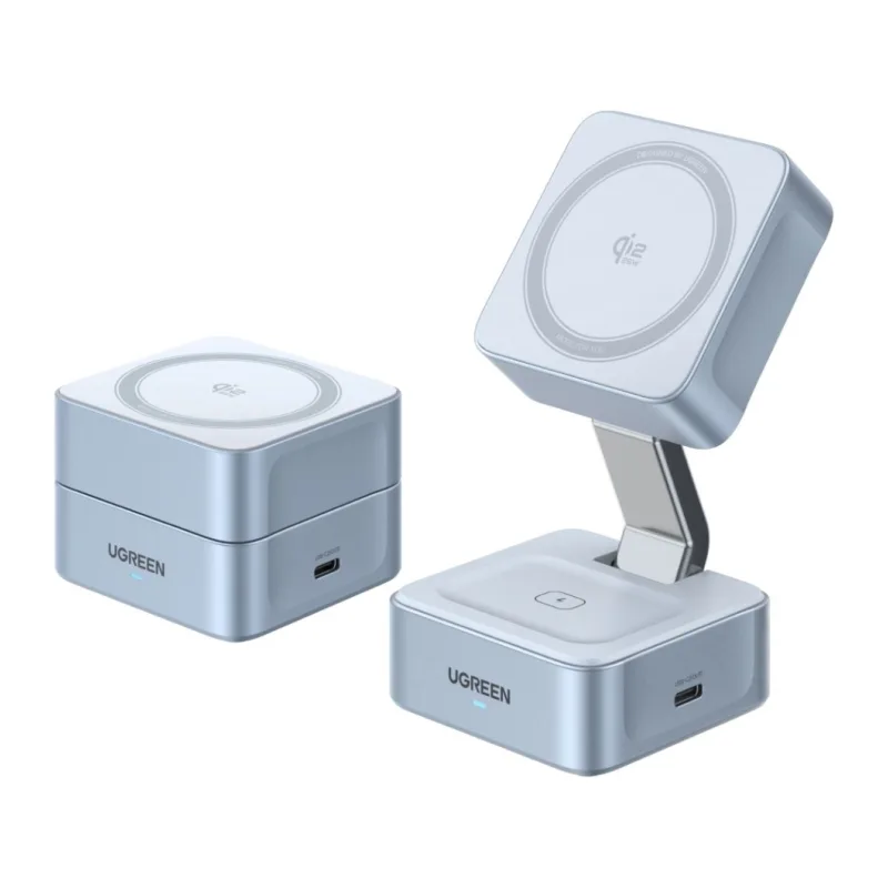 Беспроводное зарядное устройство Ugreen W752 Light Blue (55960B)