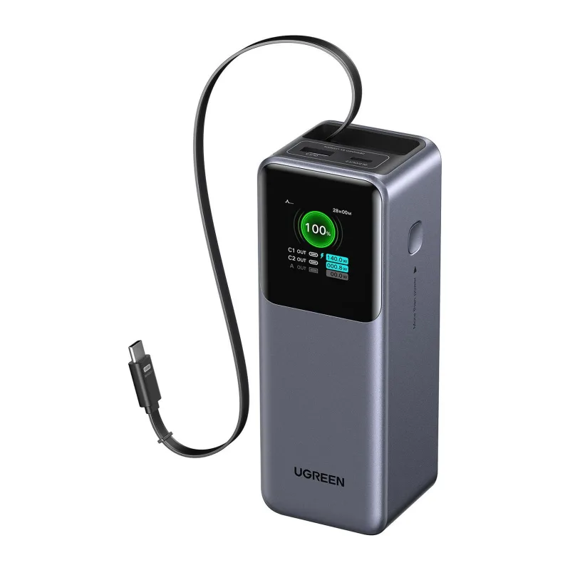 Портативное зарядное устройство Ugreen PB726 Space Gray (55987B)