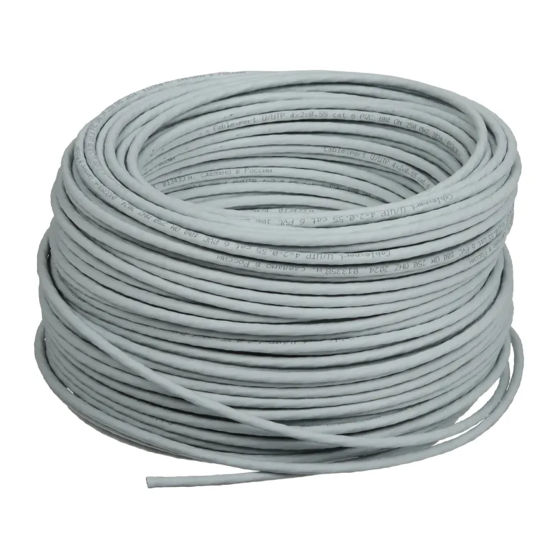 Кабель витая пара Cablexpert UPC-6055-4-CU/100 серый