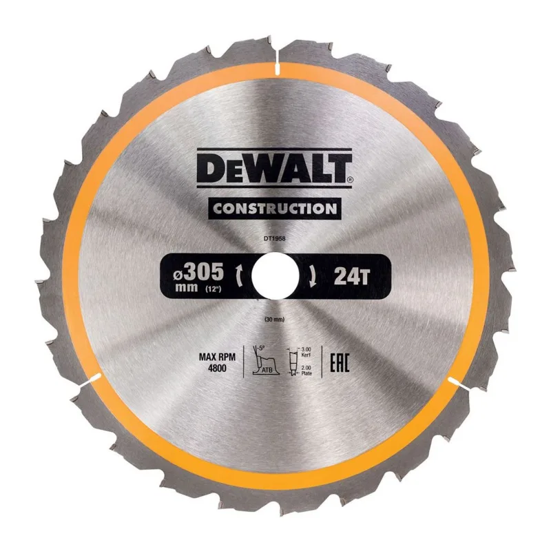 Диск пильный DeWalt DT1958-QZ
