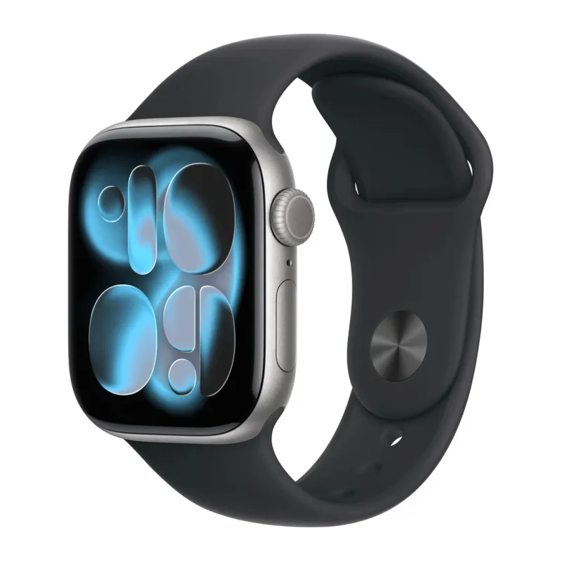 Умные часы Apple Watch Series 11 GPS 42mm Space Grey Al Case Black Sport Band M/L A3331 (MEQX4X/A)