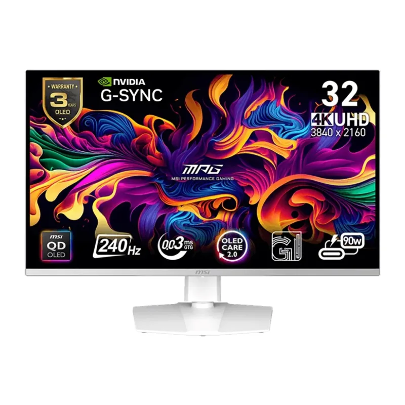 Монитор MSI MPG 321URXW QD-OLED White (9S6-3DD29A-051)