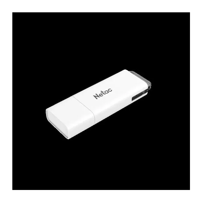 USB Flash-накопитель Netac U185 32GB белый/черный (NT03U185N-032G-32WH)