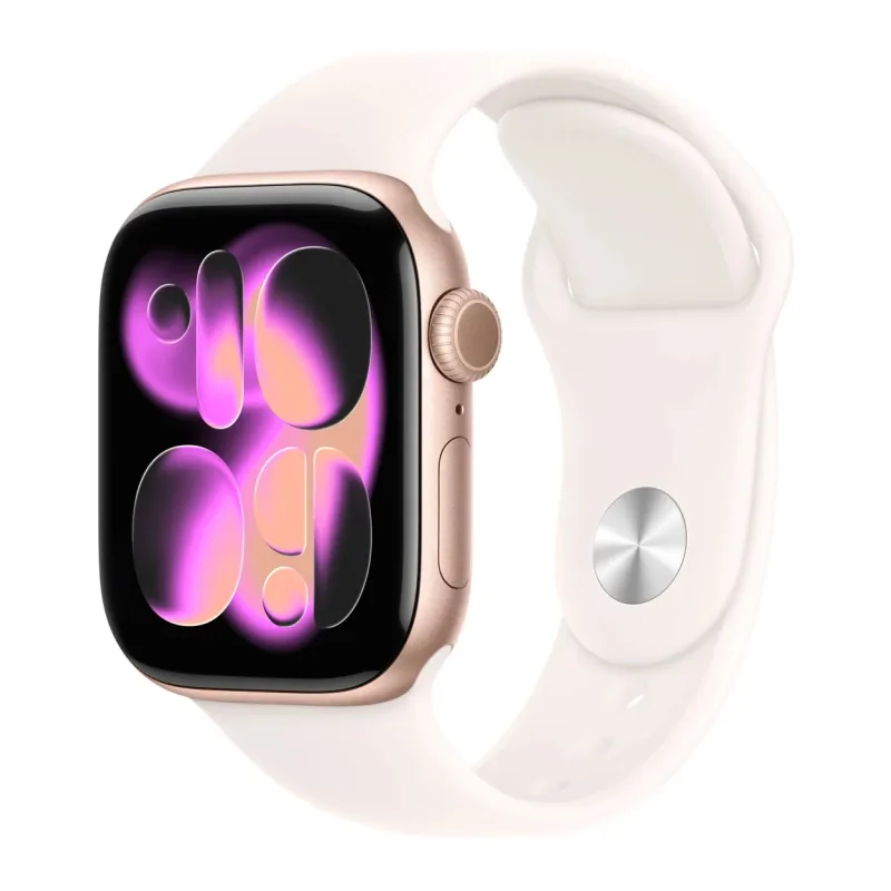 Умные часы Apple Watch Series 11 GPS 46mm Rose Gold Al Case Light Blush Sport Band M/L A3333 CN (MEV74X/A)